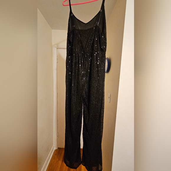 Black sequined jumpsuit - Picture 5 of 7